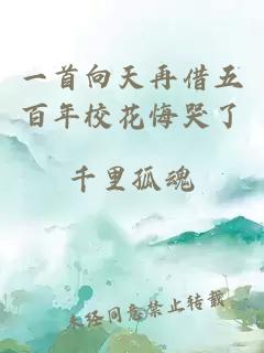 一首向天再借五百年校花悔哭了